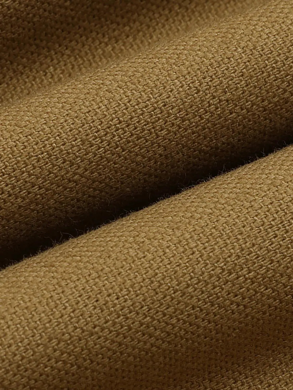 Jacket fabric close-up in brown with a tight woven texture, Urban Revivo Fashion