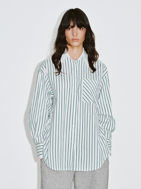 Chemises à manches longues rayées