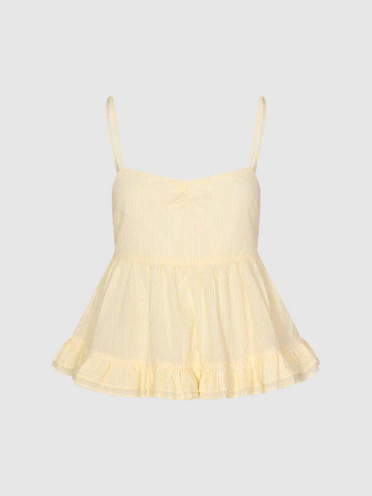 Cotton With Thin Stretch Fabric For Lightweight Comfort Cami Top