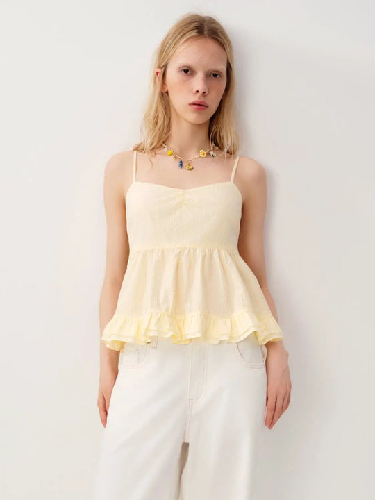 Cotton With Thin Stretch Fabric For Lightweight Comfort Cami Top