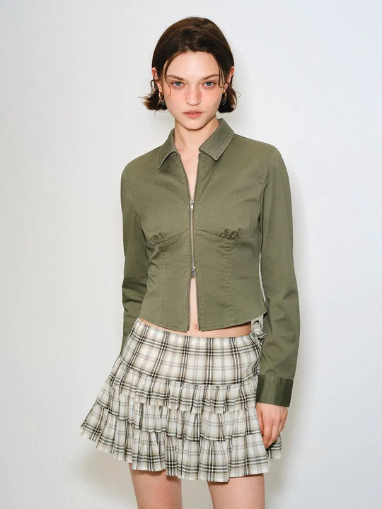 Button Front Long Sleeve Shirt