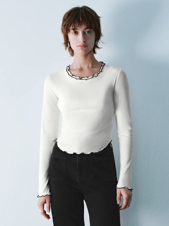 T-shirts courts et moulants