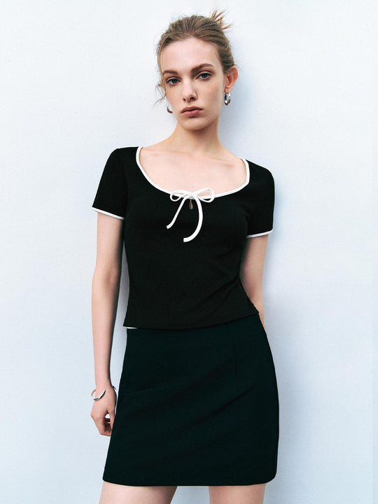 Camisetas con ribete de contraste