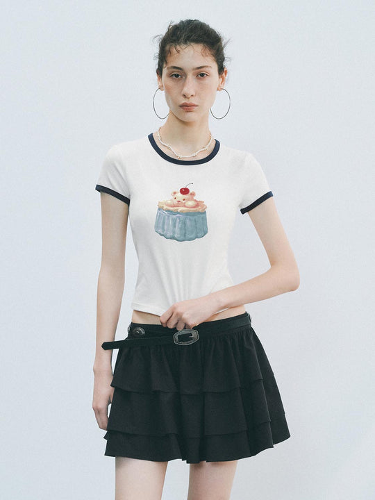 Cropped Short Sleeve T-Shirts