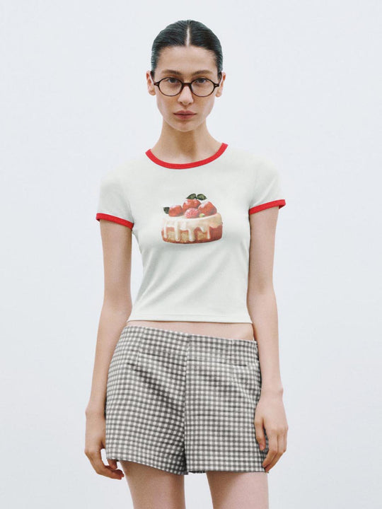 T-shirts à manches courtes coupés