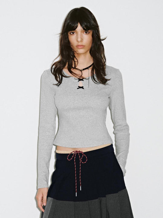 Camisetas Henley de Manga Larga