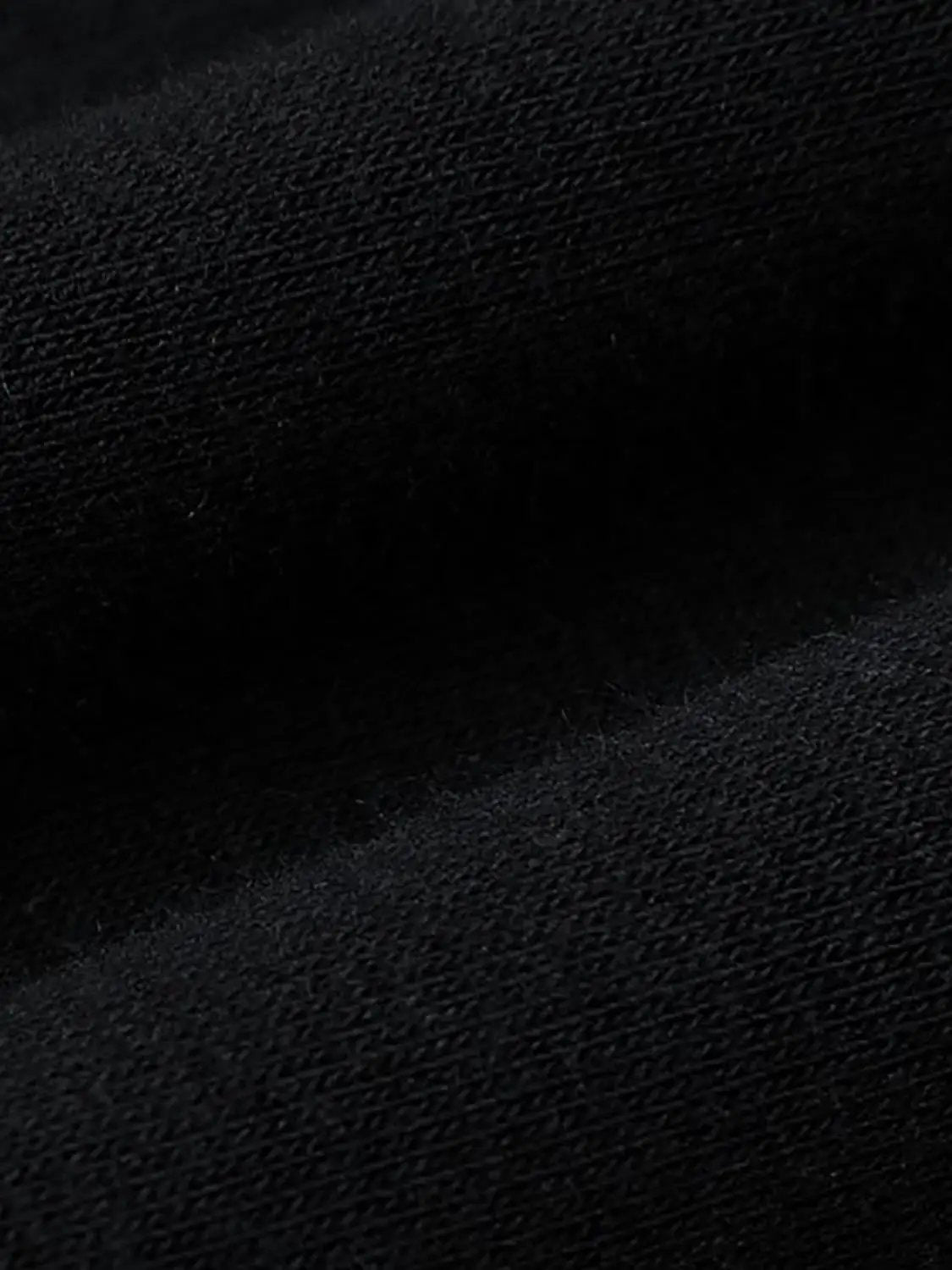2-In-1 Off Shoulder Long Sleeve Ribbed Hem Sweatshirt in black ribbed knit fabric