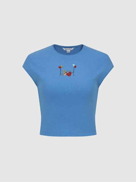 Cotton Embroidered T-shirts