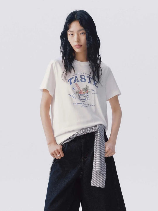 Cotton Graphic Print T-Shirt
