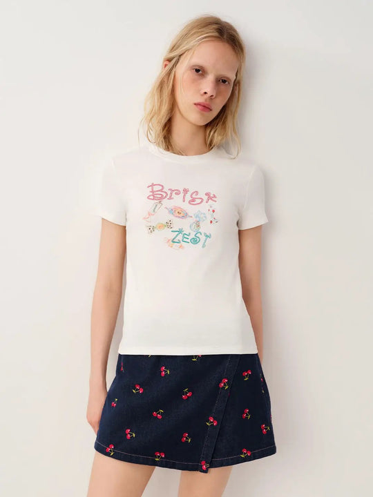 Cotton Slight Stretch T-Shirt