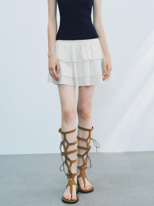 Jupes mini à volants