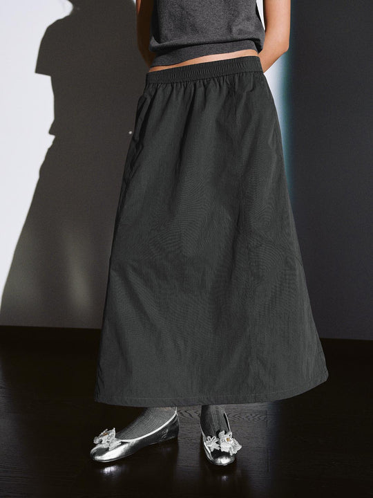 Pull On A-Line Midi Skirts