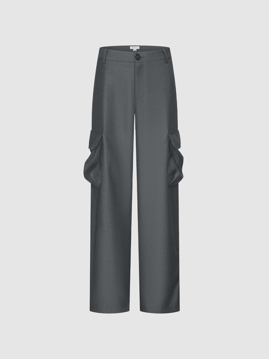 Pantalon à jambes larges