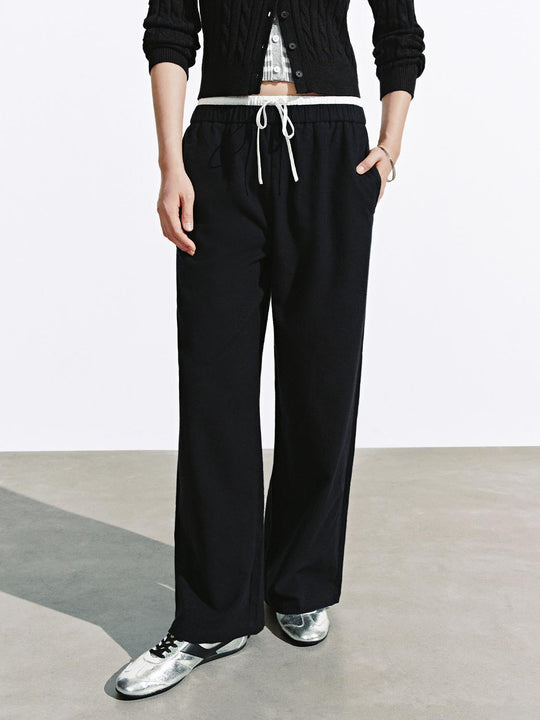 Pantalon large à enfiler