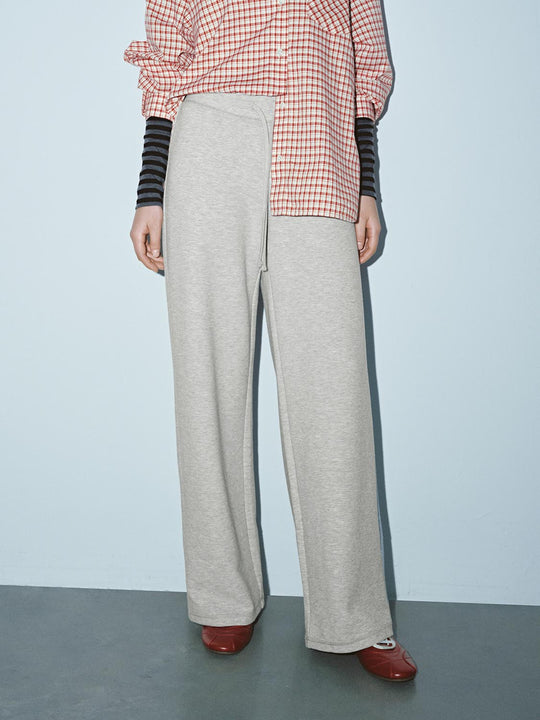 Drawstring Pull On Wide Leg Pants