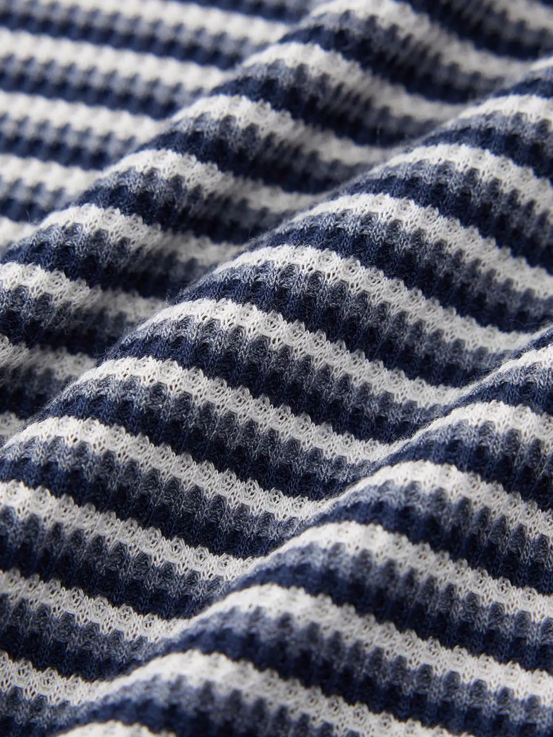 Back Cut-Out Striped Maxi Dresses by Urban Revivo Fashion in navy and white knit fabric