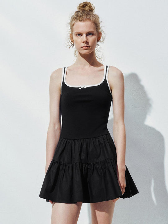 Flared Tank Mini Dresses