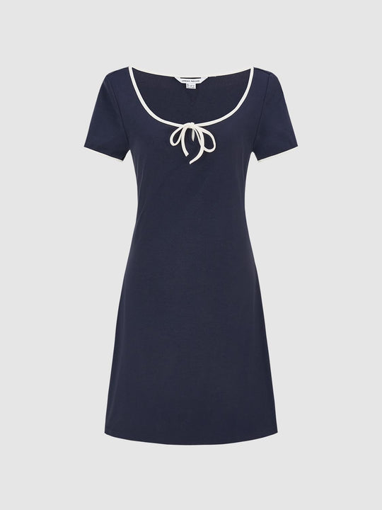 Kurzarm Mini-Kleider