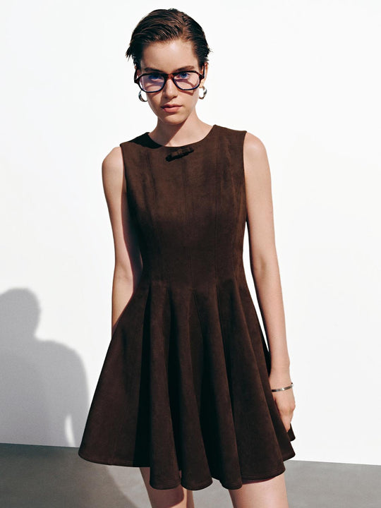 Sleeveless A-Line Midi Dresses