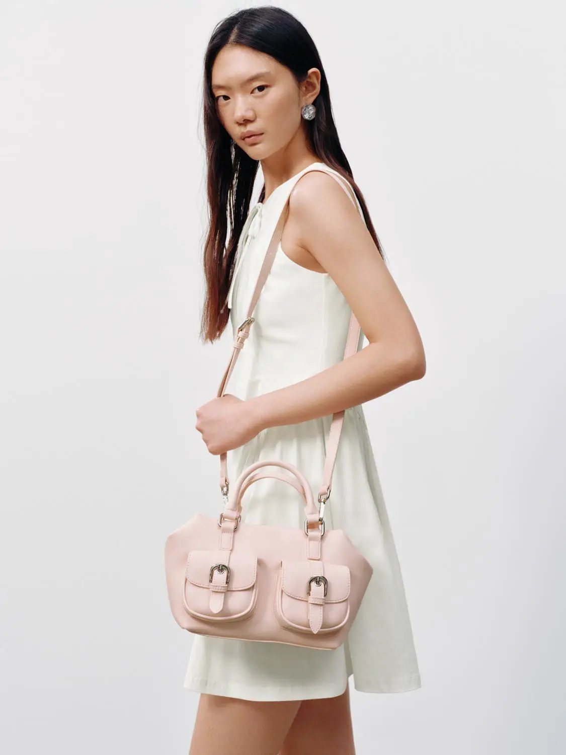 Sleeveless A-Line Midi Dresses by Urban Revivo Fashion
