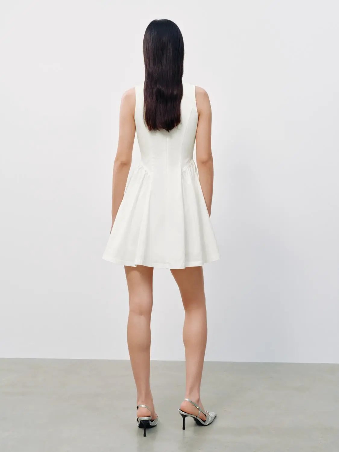 Sleeveless A-Line Midi Dresses by Urban Revivo Fashion