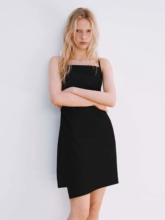 Slight Stretch Skinny-Fit Mini Dress