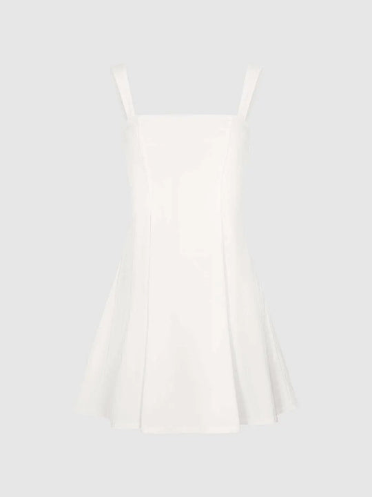 A-Line Silhouette With Slight Stretch Lined Dress