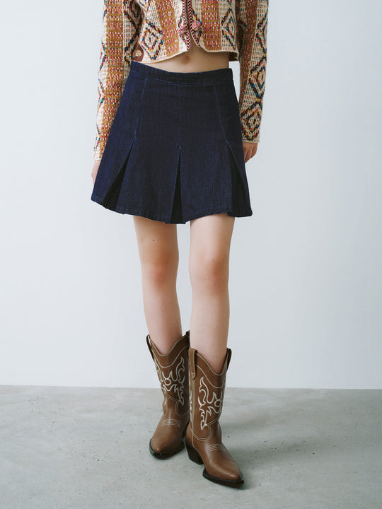 Mini-jupe en jean