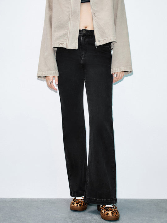 Vaqueros pitillo acampanados