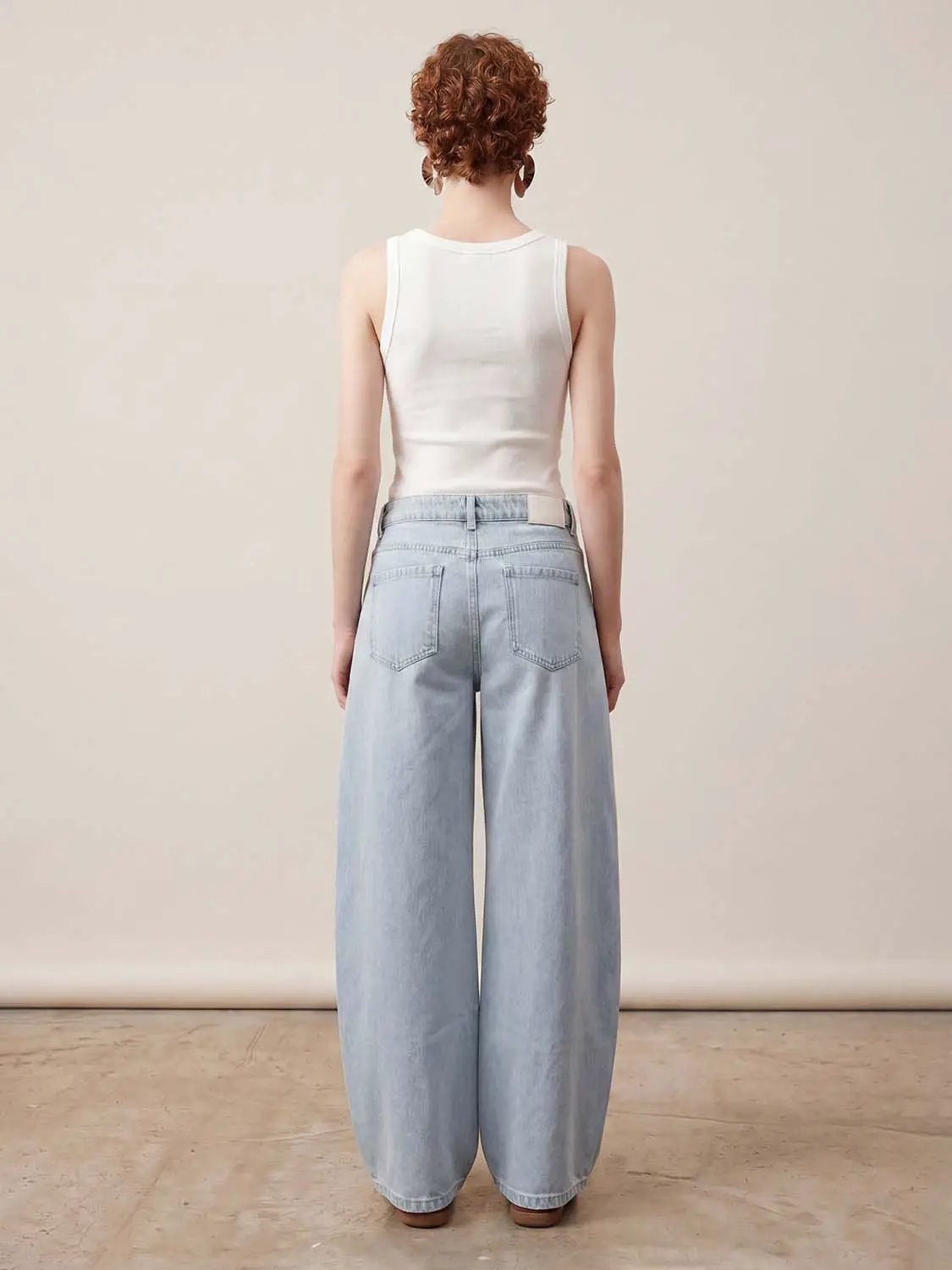 【Presale】Wide Leg Jeans with Pocket Design by Urban Revivo Fashion