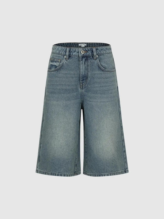 100% Cotton Wide Leg Jeans