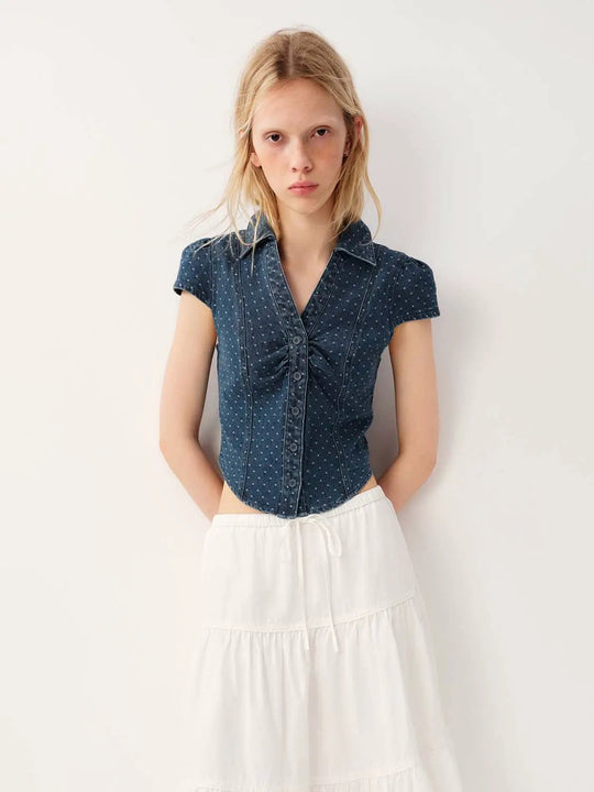 Cotton Denim Shirt
