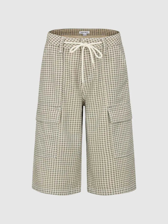 Cotton Cargo Pockets Shorts