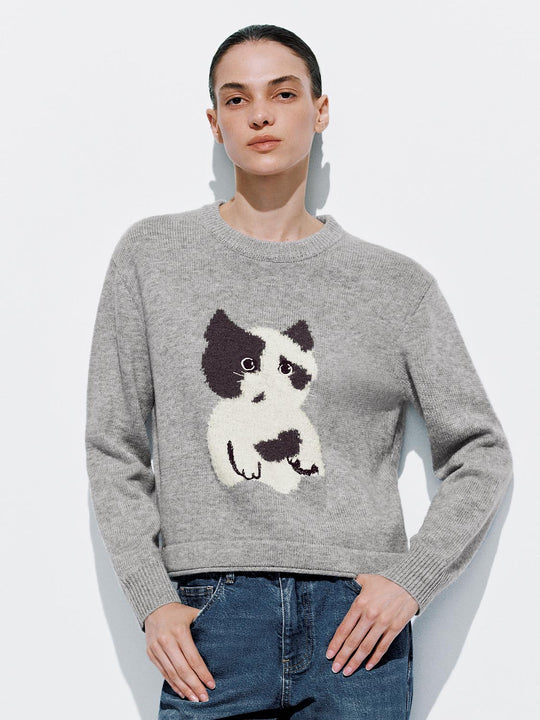 T-shirts à manches longues en tricot graphique