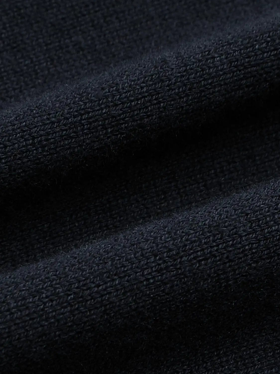 Crew neck knitted cardigan by Urban Revivo Fashion in dark knit fabric.