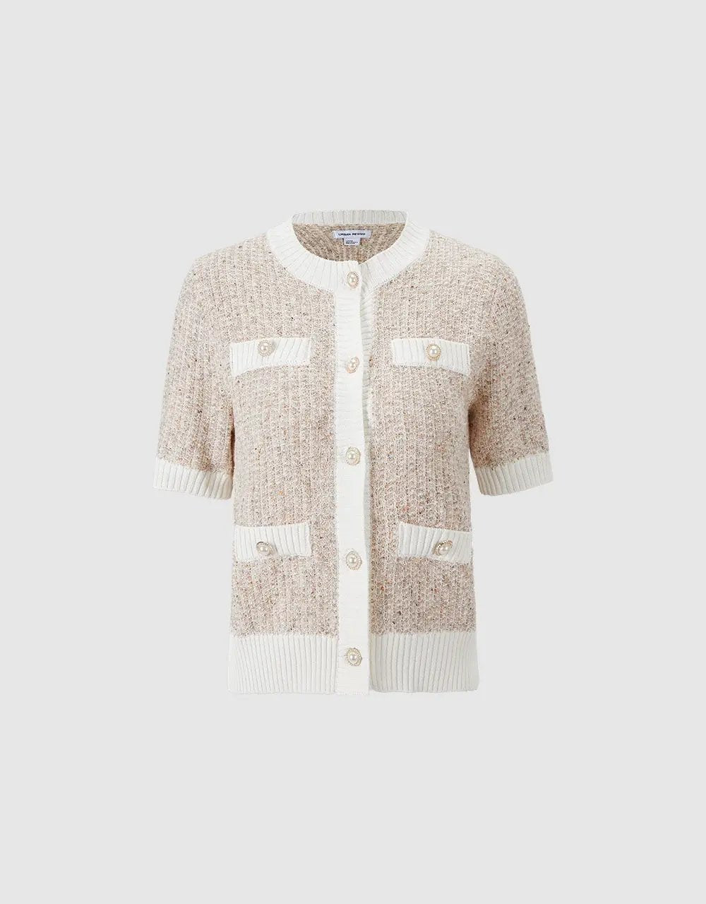 Contrast Trim Cardigan by Urban Revivo Fashion